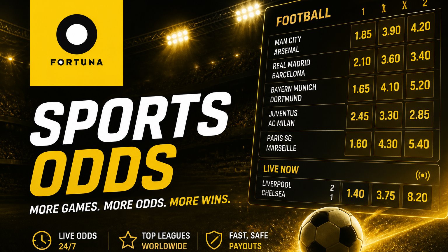 Fortuna Casino odds promo